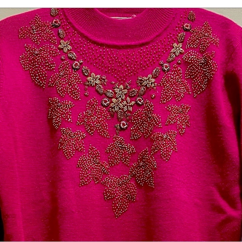 Beaded sweater